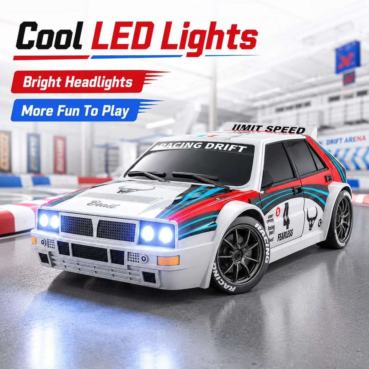 ZNLYRION RC Drifting Race Car Scale Wheel Drive Adjustable — product view 5