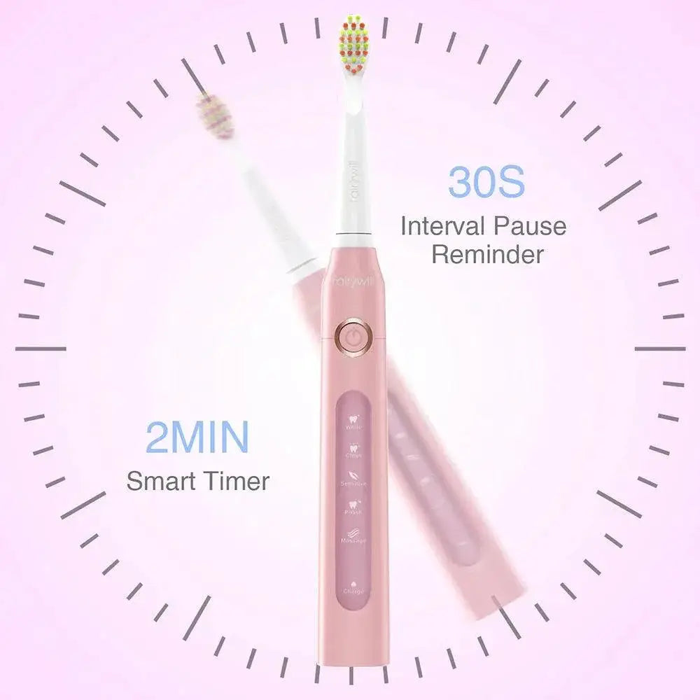 Fairywill FW507 Sonic Toothbrush Set 5 Modes 10 Heads