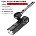 Tosuod 1500 Lumen Bike Headlight Aluminum Alloy