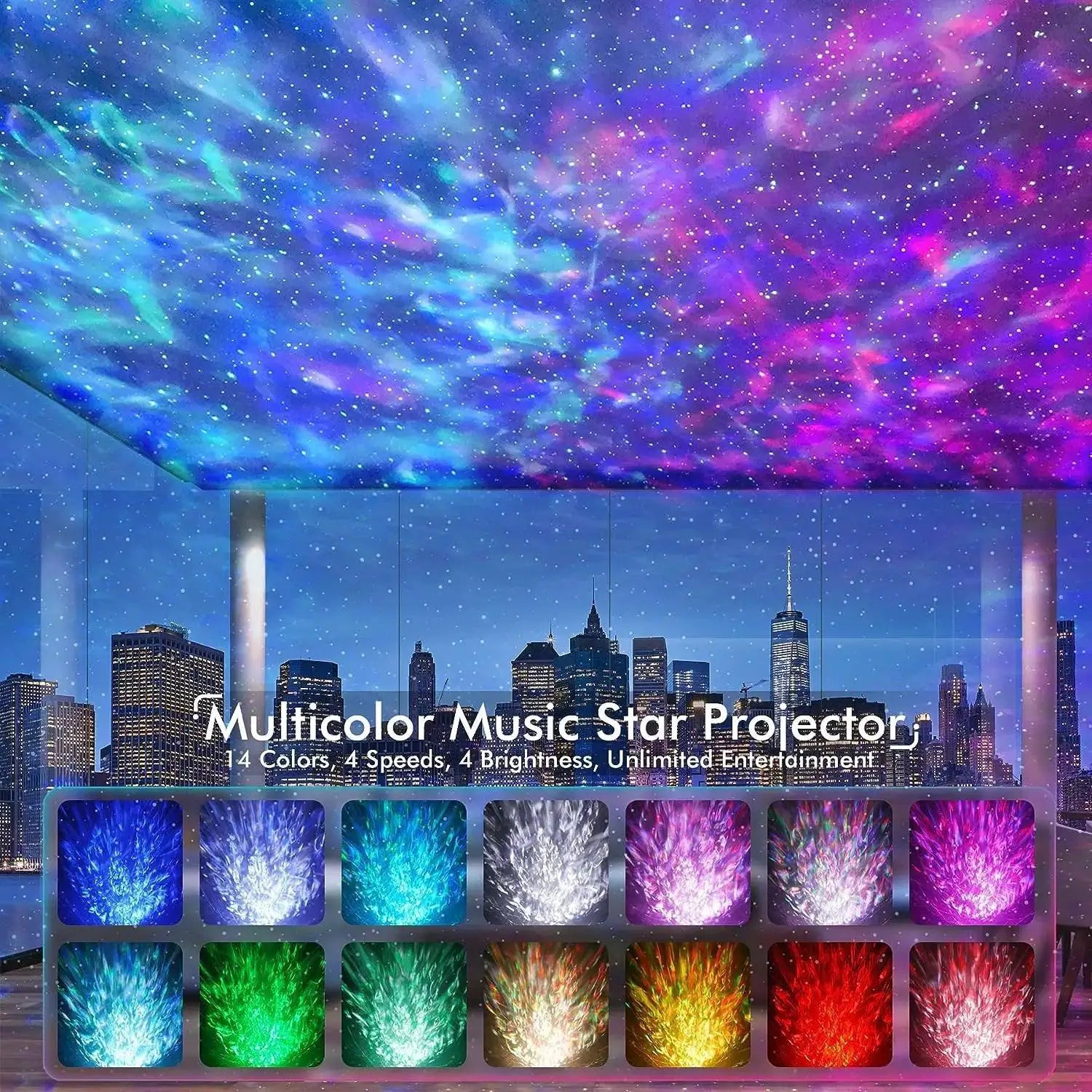 Dino Egg Galaxy Nebula Projector for Relaxation and Sleep