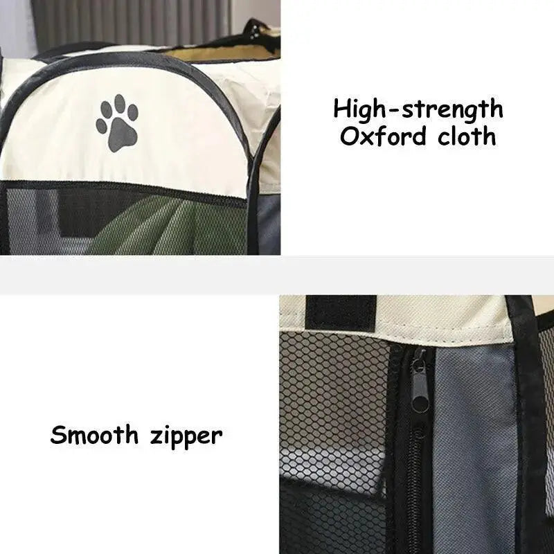 Portable Octagonal Pet Tent Kennel For Large Dogs And Cats