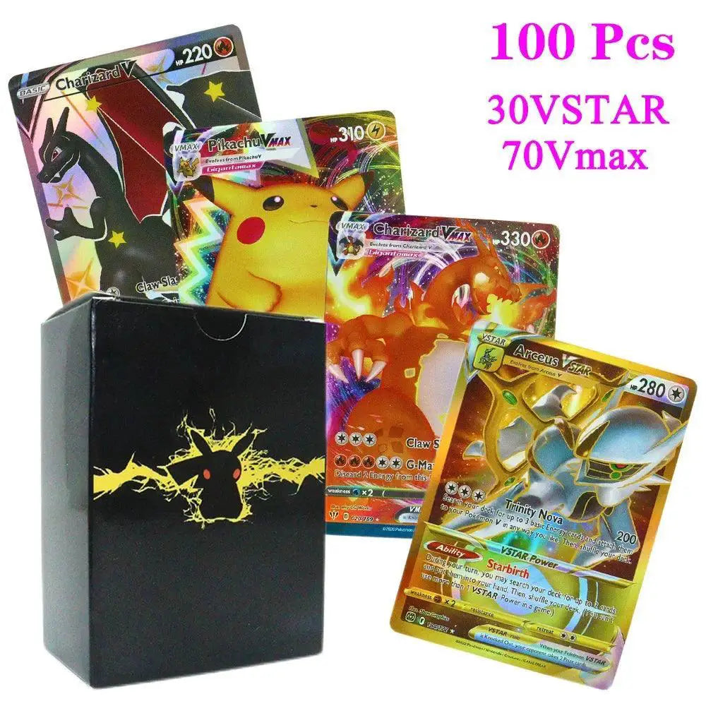 Pokemon Card Collection Box Vmax GX Charizard Pikachu Toys