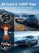 4K Dash Cam for Safer Driving with HDR