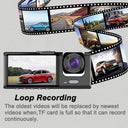 Clear Front Interior Rear Dash Cam for Drivers Now