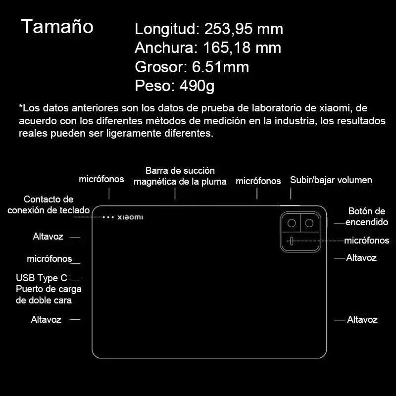 Pad 6 Tablet Snapdragon 870 11 Inch 144Hz WQHD Display