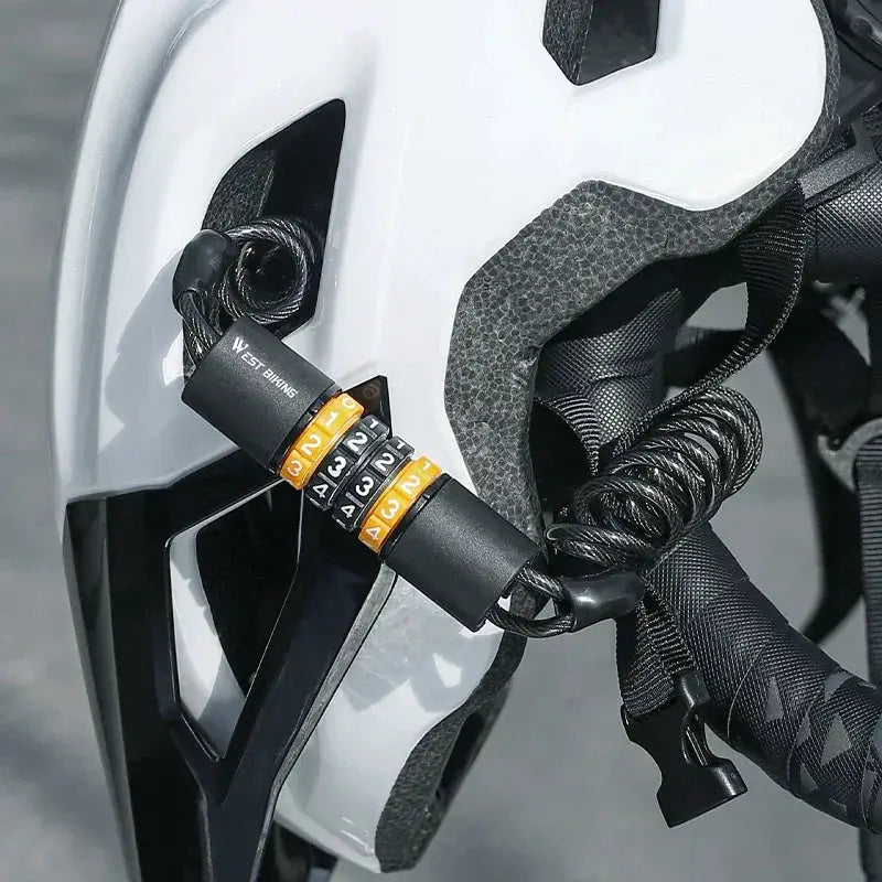 West Biking Portable Anti Theft Combination Lock For Bikes