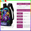 MINISO New Rainbow Friends Backpack Cartoon School Bag for Kids