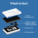 VEOUT Small Portable Monitor for Laptop, IPS USB HDMI Travel