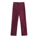 High Waist Slim Fit Cropped Pants Stylish All-Season Wear