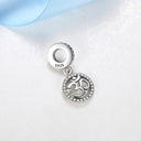 Sterling Silver Charm Om Symbol