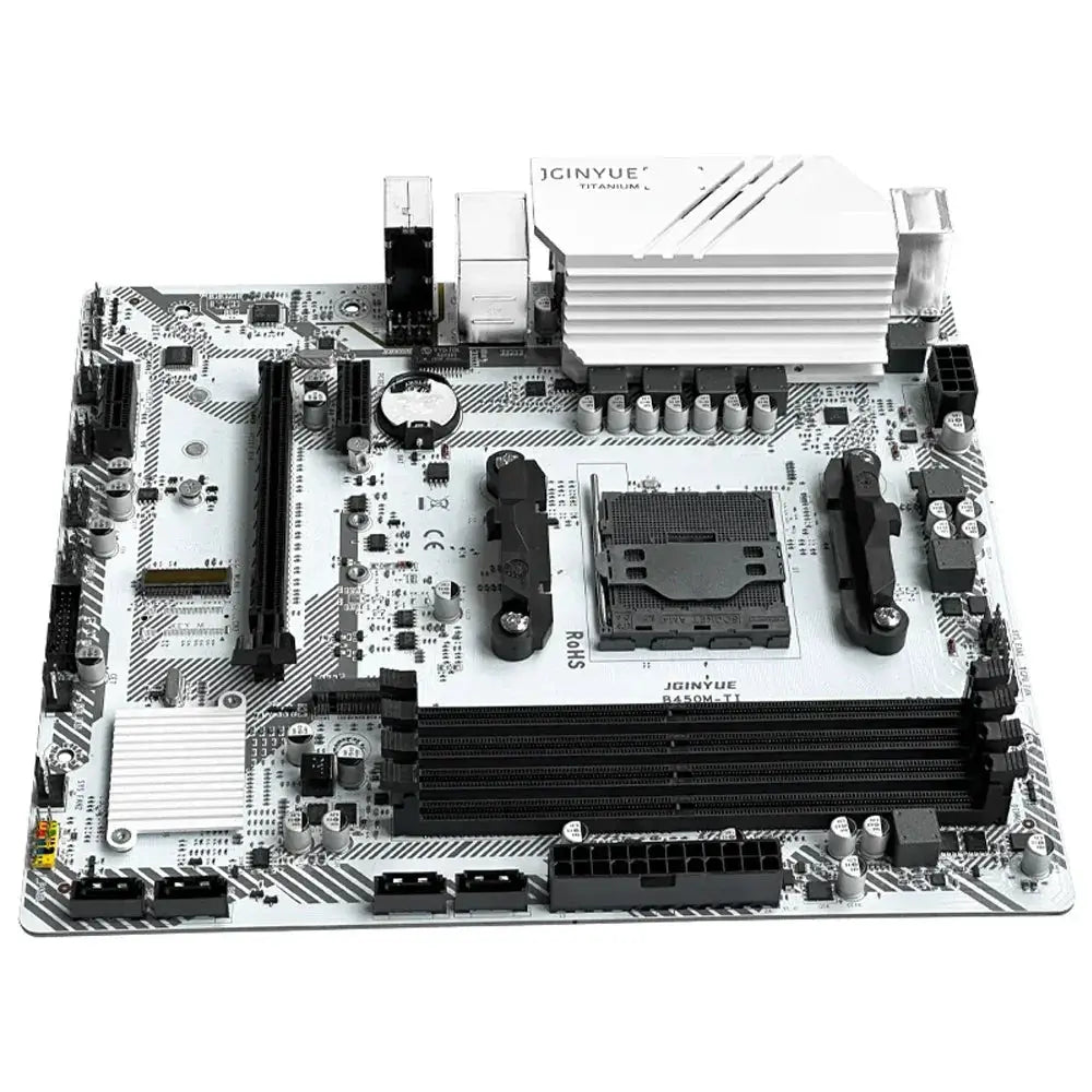 JGINYUE B450M Motherboard AMD Ryzen 5 5500 DDR4 64GB RAM