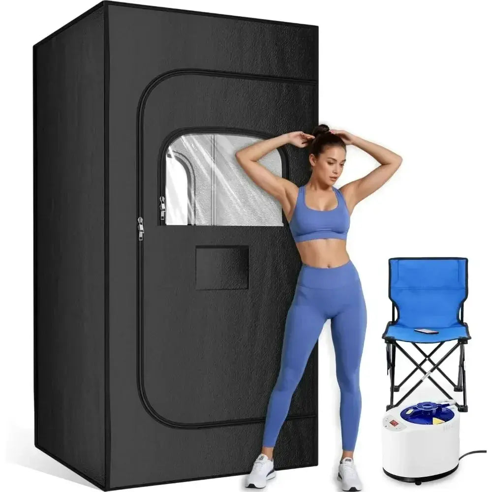 Portable Indoor Foldable Steam Sauna Box for Home Spa - OurLum.com