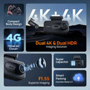 70mai A900 - 4K HDR Dual Camera With GPS