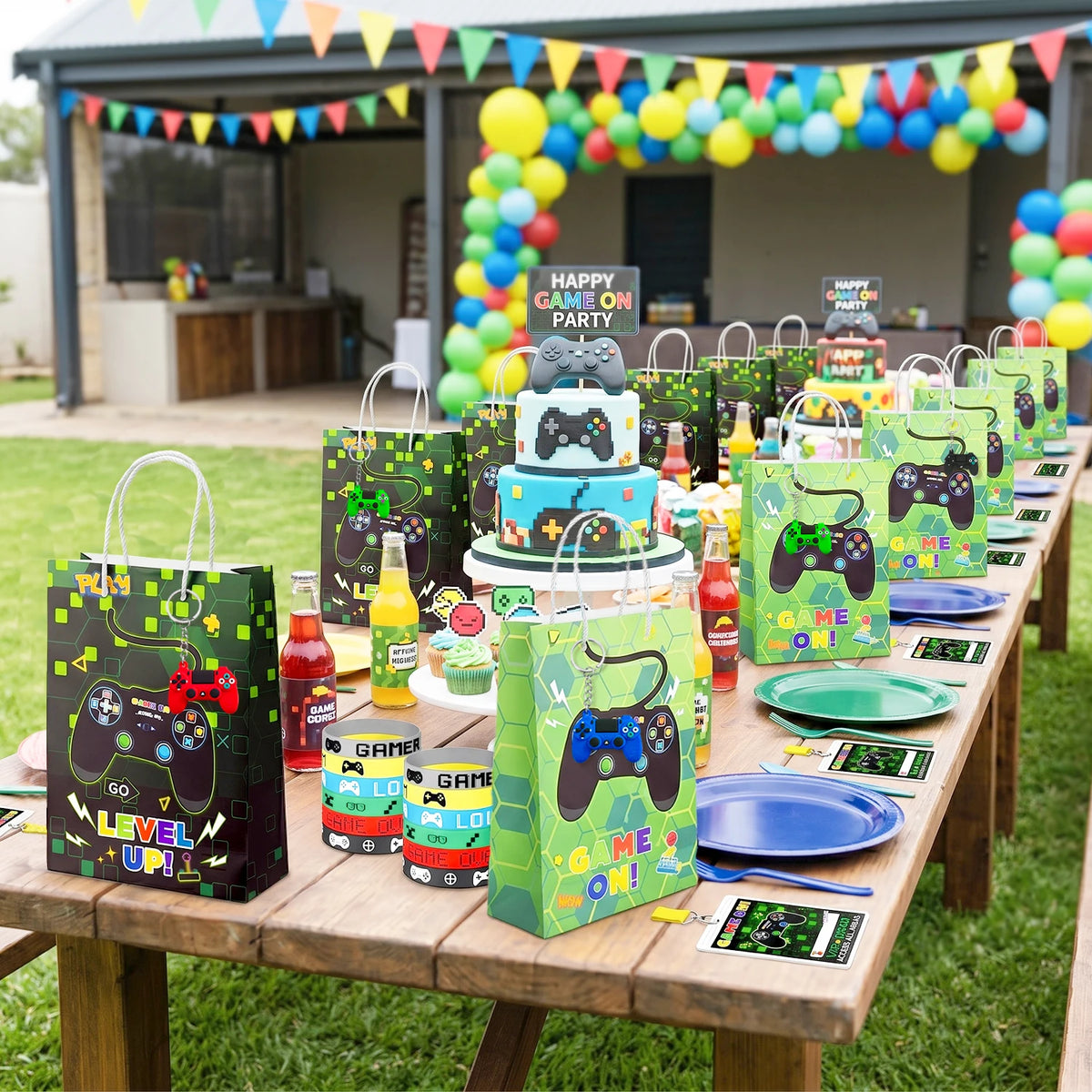 Gamer Party Favors Set Including