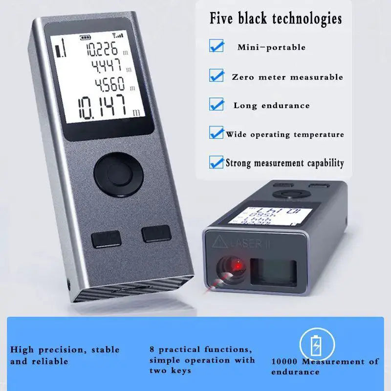Mini Laser Rangefinder Precision Measuring Tool for All