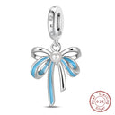 Sterling Silver Blue Purple Butterfly