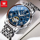 Olevs Mens Automatic Skeleton Watch