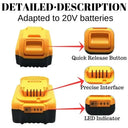 20V Max Lithium Battery Power Tools 12000mAh Capacity