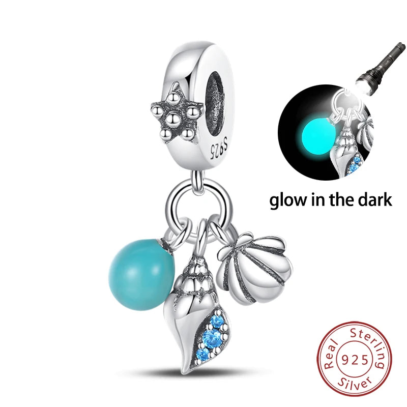 Sterling Silver Blue Ocean Ship