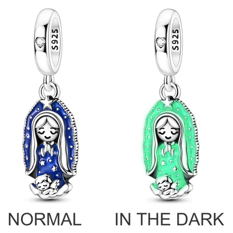 Bangle Bracelet Virgin Mary Charm