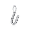 Sterling Silver Charm A-z Letters