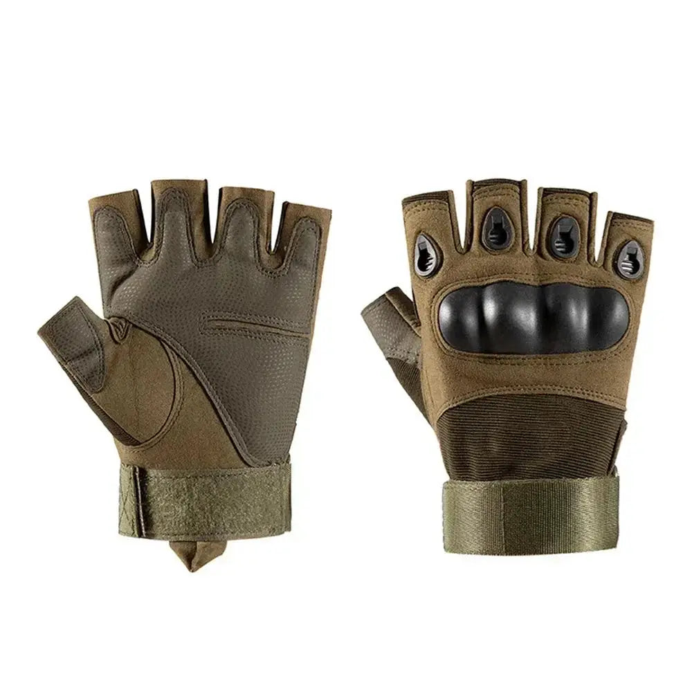 Half-Finger Tactical Gloves Men Outdoor Cycling Anti Slip
