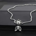 Rebel Bear Necklace Bold Graffiti Street Style Pendant