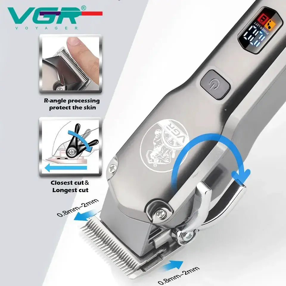 Professional Hair Clipper Electric Trimmer Kit For Men