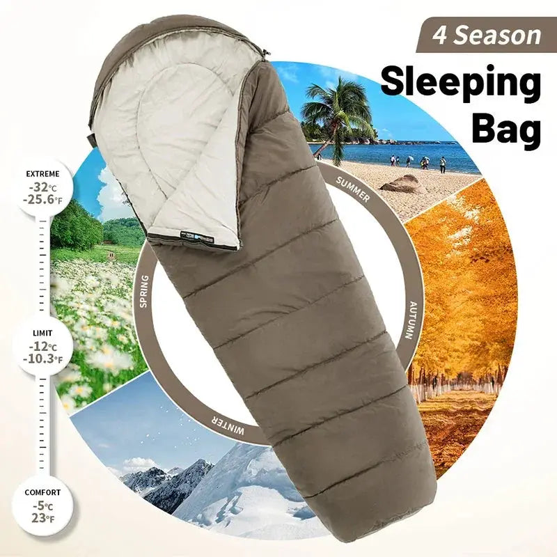 MJ300 Sleeping Bag Minus One Degree Lightweight Mummy Bag