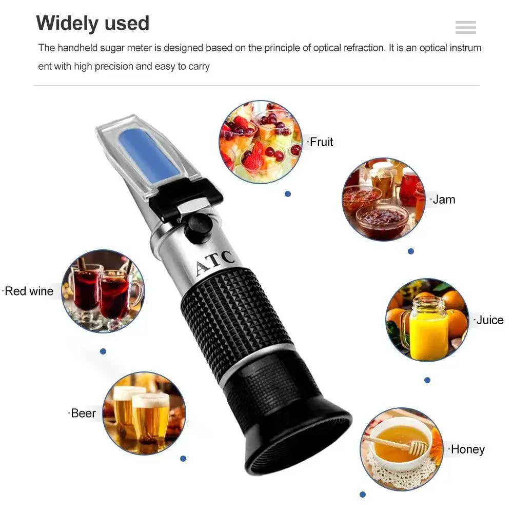 Professional Alcohol And Brix Refractometer For Brewing