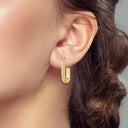 Mula Sterling Silver Gold U-shaped