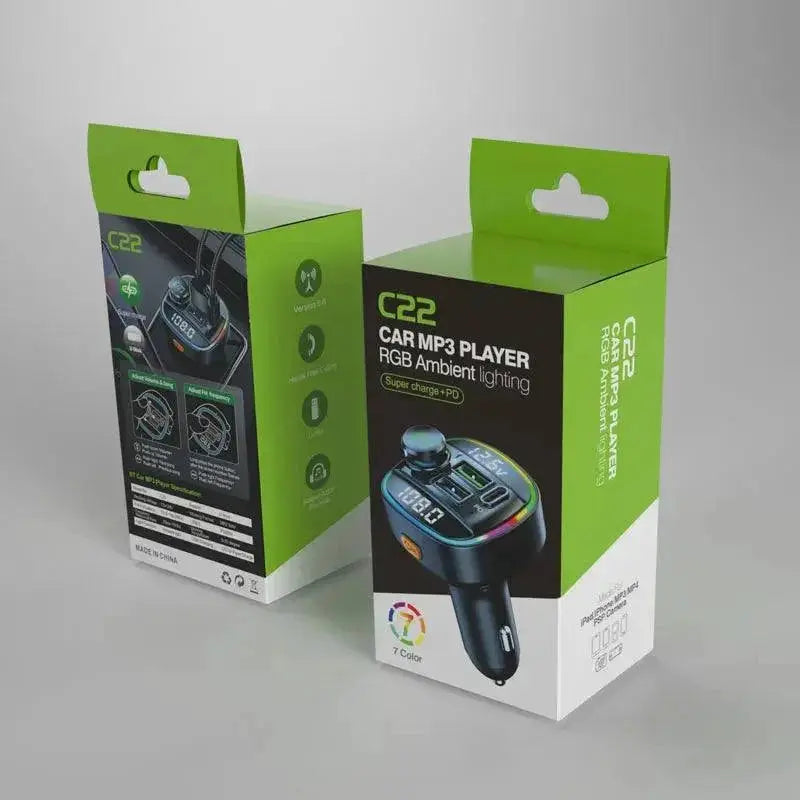 Bluetooth FM Transmitter For Safer Connected Driving