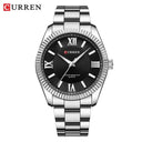 Men's Stainless Steel Business Watch Luxury Timepiece