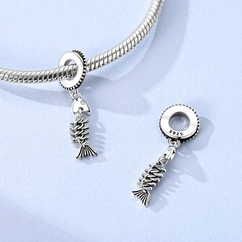 Sterling Silver Charm Pendant Sun