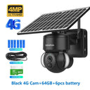 SHIWOJIA WIFI Camera Solar Powered Security Solution 4MP