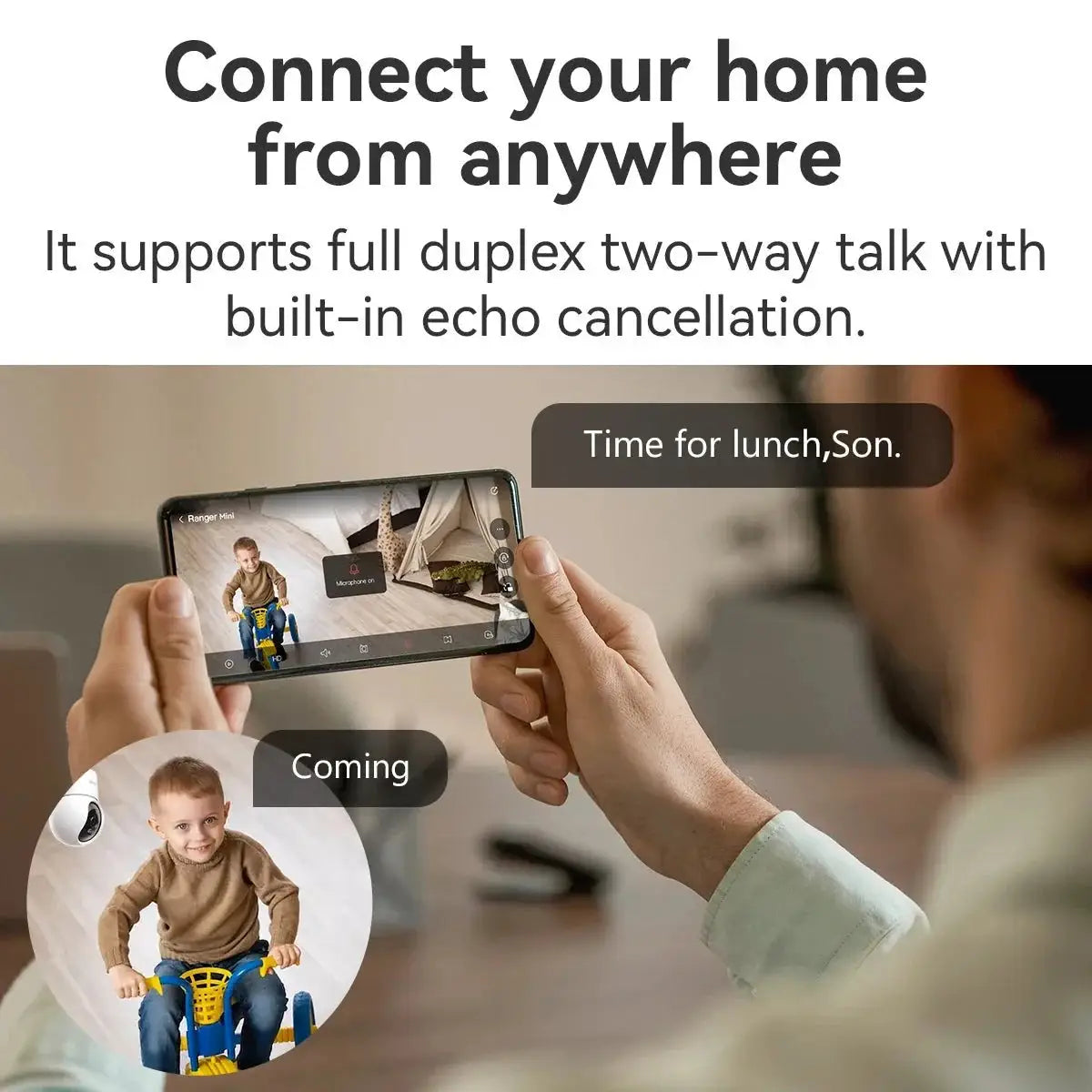 IMOU Ranger Mini 3/5MP IP Camera - 360 Degree Coverage With Smart Detection - stepyours.com