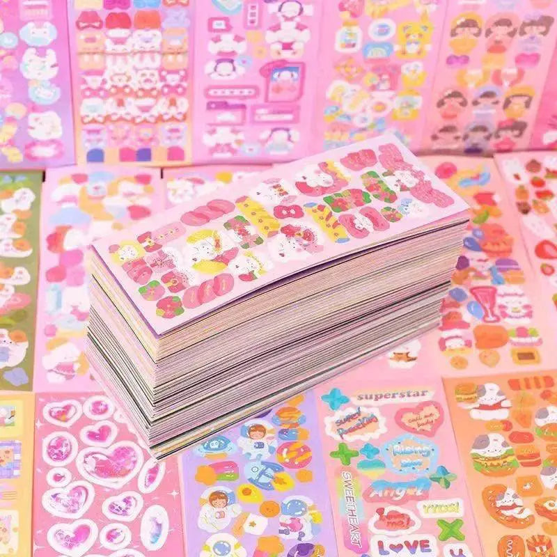 200 Cute Sticker Set for Kids Scrapbooking Kit Deluxe