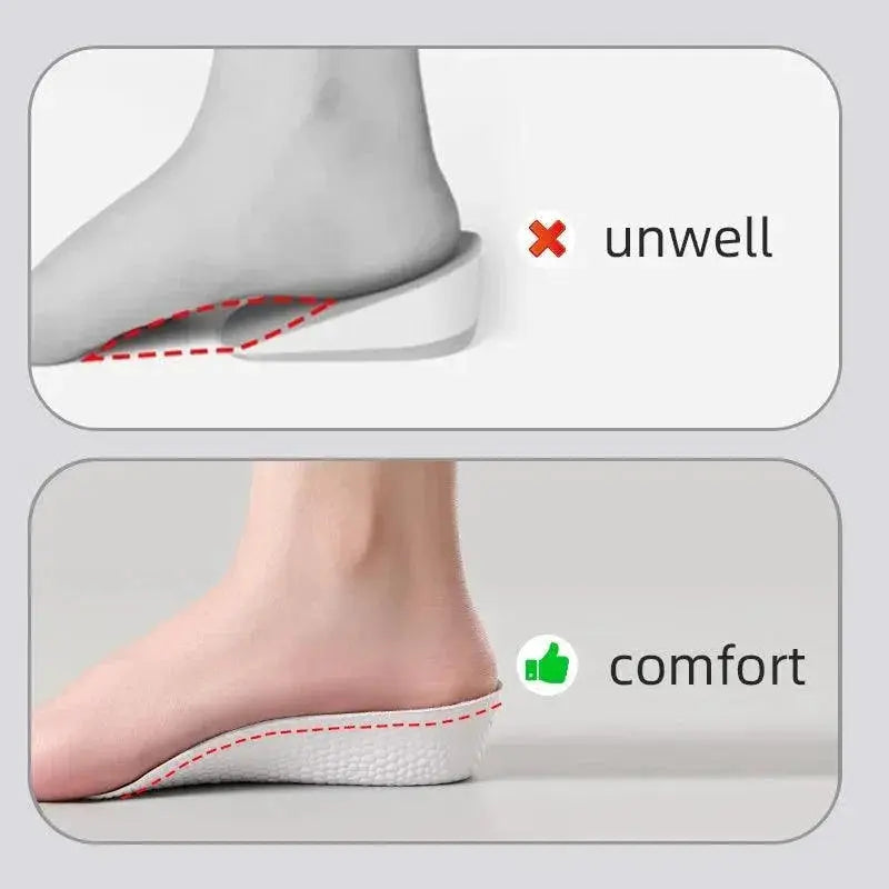 Height Boosting Comfort Orthopedic Insoles for Posture