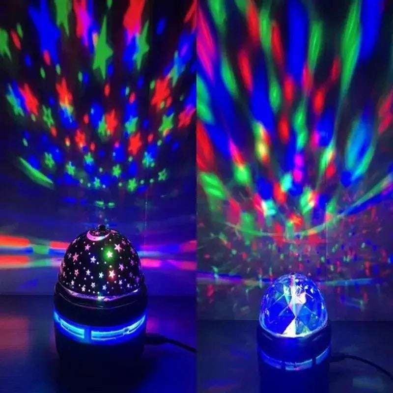 Starry Sky USB Projector Lamp Magical Light Show Ambiance