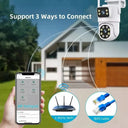Smart 4K Outdoor PTZ Camera for Home Security Plus