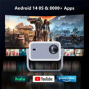 LynCast Projector Native , Android Auto Focus & Keystone