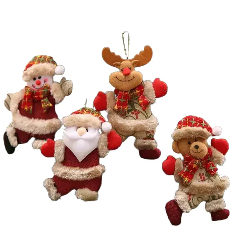 Living Santa Ornament for Trees — snowman