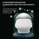 New Arrival Foldable Electric Foot Spa Tub Heating Bubble Roller Massage Household Portable Foot Bath Massager