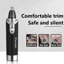 Kemei Nose Hair Trimmer - Waterproof Cleaning