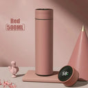 500ml Smart Thermos Bottle Temperature Display 304 Stainless Steel Keeps Heat