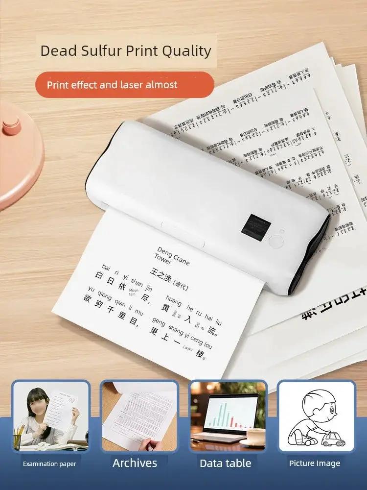 Homework Wireless Student Dormitory Mini Printer For Notes - OurLum.com