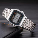 Luxury LED Steel Band Sports Watch Retro Military Style