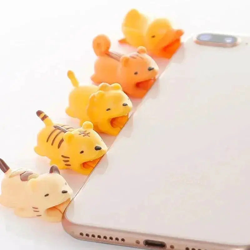 Cute Animal Cable Protector Set Charger Organizers