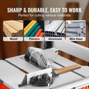 VEVOR Table Saw 10 Inch 8 Amp 25 Inch Rip Capacity Tool