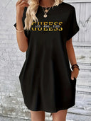 Guilancn Plus Size Dress for City Wear